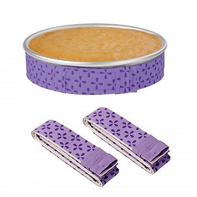 Mity rain 2pcs Cake Strips for Even Baking, Cake Pan Dampen Strips, Super Absorb