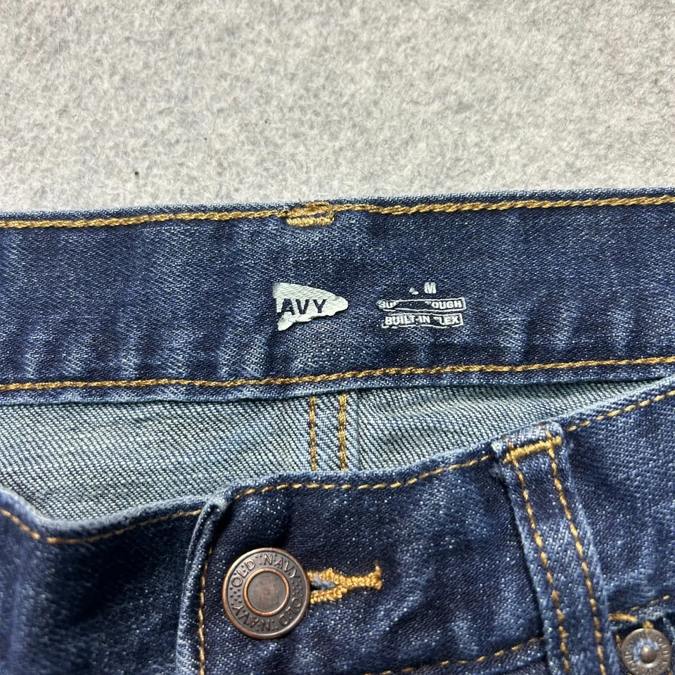 Old Navy Jeans Mens 32 X 34 Slim Fit Dark Wash Built In Flex Stretch Denim - Image 3 of 4