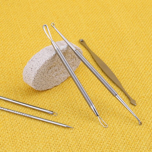 Blackhead Remover Extractor Tool Pimple Blemish Popper Comedone Kit Clip 3/ 8pcs - Picture 6 of 9