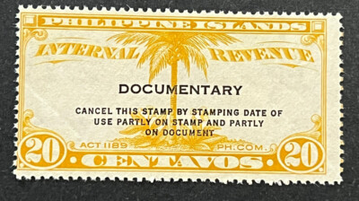 Travelstamps: Philippines Documentary Stamps 20 Cent Mint No Gum
