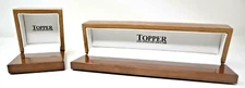 Two Topper Fine Jewelry Boxes Padding Lacquered Finish Watch Bracelet Earrings