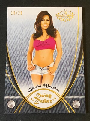 2015 Benchwarmer BROOKE MORALES Daizy Dukez #41 Gold/20 PLAYBOY   Penthouse  