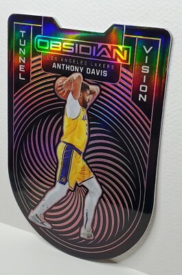 2020-21 Panini Obsidian Anthony Davis SSP /5 RED TUNNEL VISION