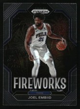 Joel Embiid 2022-23 Panini Prizm Fireworks #15 BASKETBALL Card