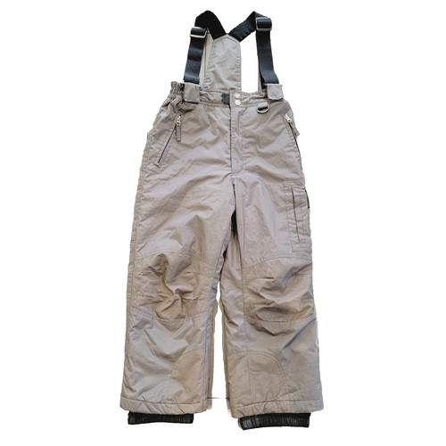 WEATHERPROOF 32 DEGREES Gray Snow Ski Pants With Removable Suspenders Kids S 7/8 - Picture 3 of 16