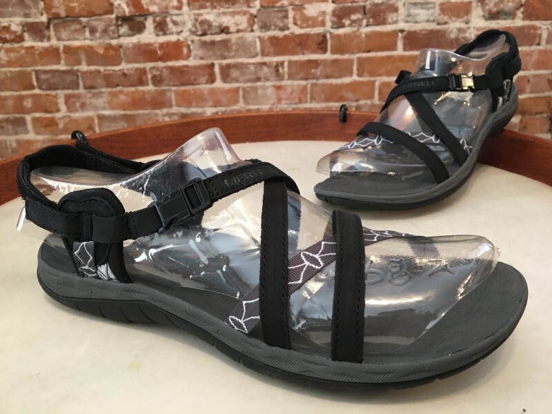 Merrell Sandalo Sportivo Nero Sirena Cardia Q2 Escursionismo 8 38 5 NUOVO