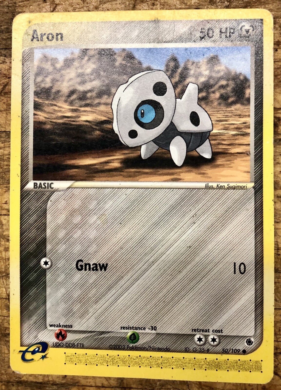 Aron 50/109 - Ruby & Sapphire - Pokemon Card