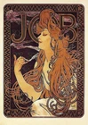 Job Poster 1897 Alfons Mucha Facsimile Art Nouveau Posters A3 02