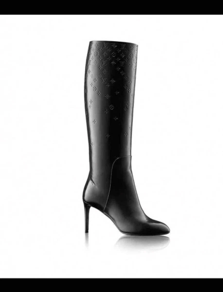 Louis Vuitton Monogram High Heel Boots