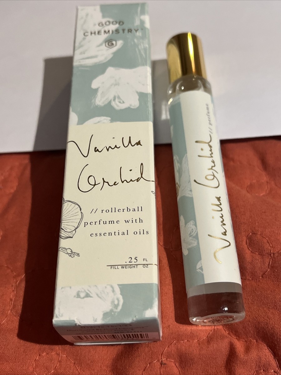 Good Chemistry Vanilla Orchid Rollerball Perfume W/ Essential Oils
