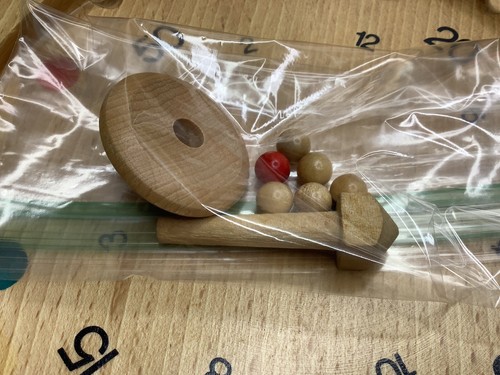 Roulette Vintage Tirolese In Legno Boscaiola Decrestina Made In Italy Wood Game - Afbeelding 3 van 9