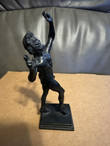 ANTIKE BRONZE FIGUR SATYR 6" AKT TANZEN !!!!!! - Bild 2 von 11