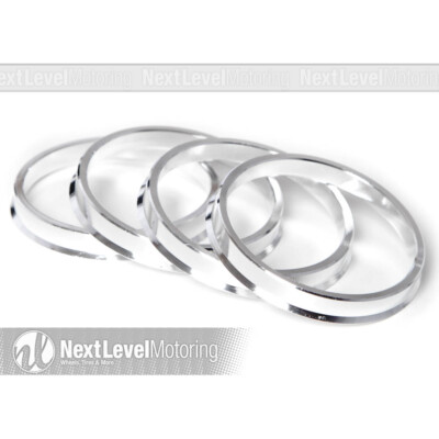 Unique Bargains 4pcs OD 73.1mm To ID 58.1mm Aluminum Alloy Car Hub Centric Rings Wheel Bore Center Spacer - View #4