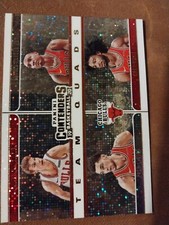 2019-20 CHICAGO BULLS PANINI CONTENDERS TEAM QUADS CARD #5 MARKKANEN LAVINE COBY