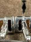 Natural Amber 925 Silver Cufflinks & Tie Bar W. Kruk. Bursztyn. — photo 6