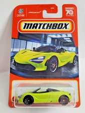 Matchbox 2022 MBX Showroom 3/100 McLaren 720S Spider Lime Green