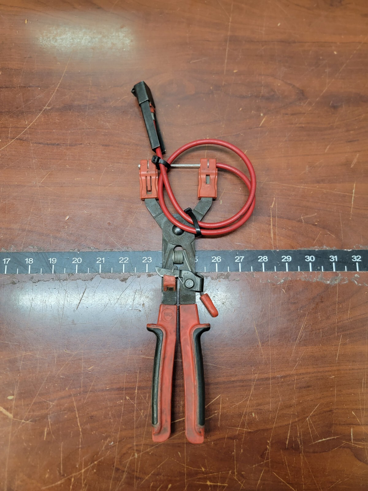 Snapon Tools Remote Ratcheting Hose Clamp Pliers with Flexible Cable