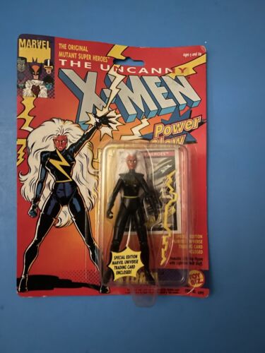 MARVEL TOYBIZ X-MEN STORM WITH POWER GLOW VARIANT 1991 VINTAGE NEW. - Picture 1 of 3