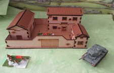 15mm Modular Walled Farm A laser Cut Stables Barn 2 storey house scenery FOW