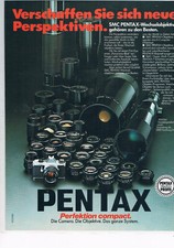 Pentax Werbeanzeige Werbung Pentax #20  NG