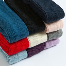 Women Solid Color Latin Dance Yoga Leg Warmer Socks Knitted Warm Socks