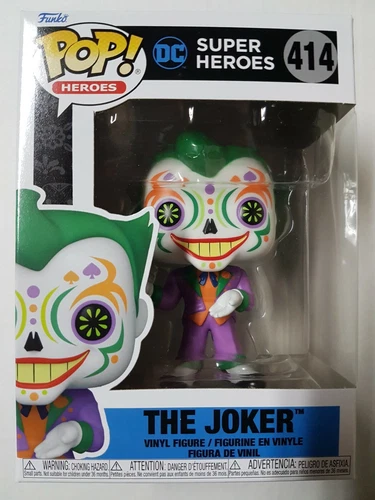 Funko Pop DC Dia De Los #414 The Joker Figure Brand New