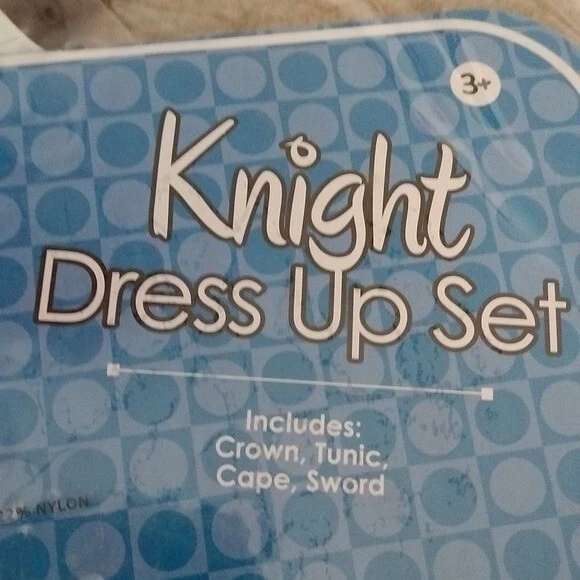 Conjunto de fantasia de Halloween meninos rei ou cavaleiro, tamanho 4-6x - Imagem 3 de 4