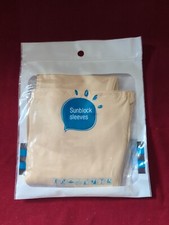 Sunblock Sleeves, Nude, 95 Polyester, 5 Spandex.