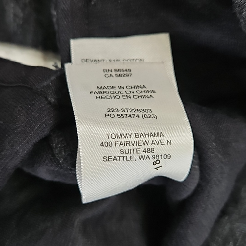 Tommy Bahama Georgia Tech Quilted Henley Hoodie XL Sweatshirt Black NWT Official - Picture 7 of 22
