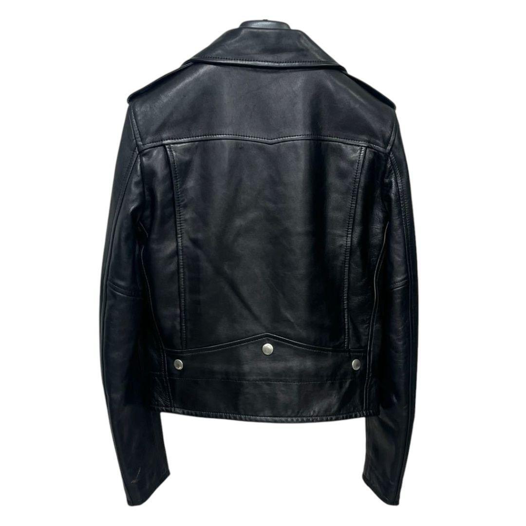 ✨極美品✨サンローラン CLASSIC MOTORCYCLE JACKET 48 Saint Laurent Classic Motorcycle Jacket in Black | FWRD