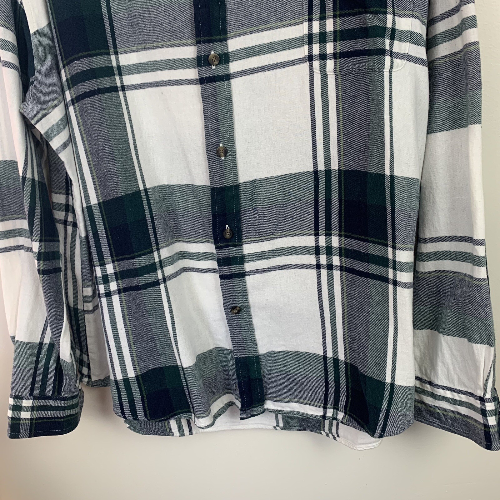 John Bartlett Consensus Mens Flannel Button Down … - image 3