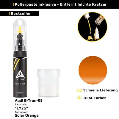 Lackstift für Audi E-Tron Gt Code: LY2G Solar Orange