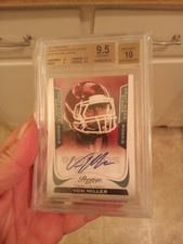 2011 Panini Prestige Draft Picks. BGS 9.5 Signatures /499 Von Miller Rookie Auto