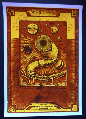 DUNE / Cuban Screenprint for Havana Cuba SCIENCE FICTION Movie Poster Art Show