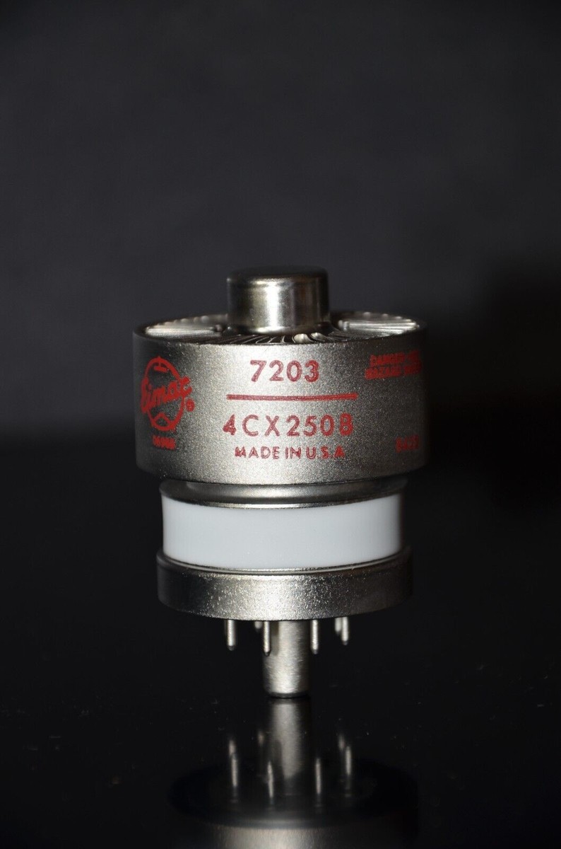 その他 7203/4CX250B Eimac 4CX250B Eimac NOS NIB 7203 Ham Broadcast Radio Output Power