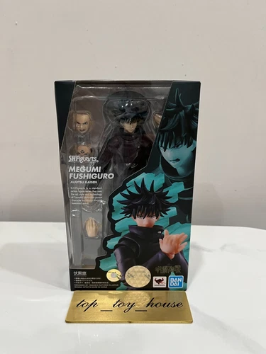 Bandai S.H. Figura de acción Figuarts Jujutsu Kaisen Megumi Fushiguro SHF juguete nuevo ~