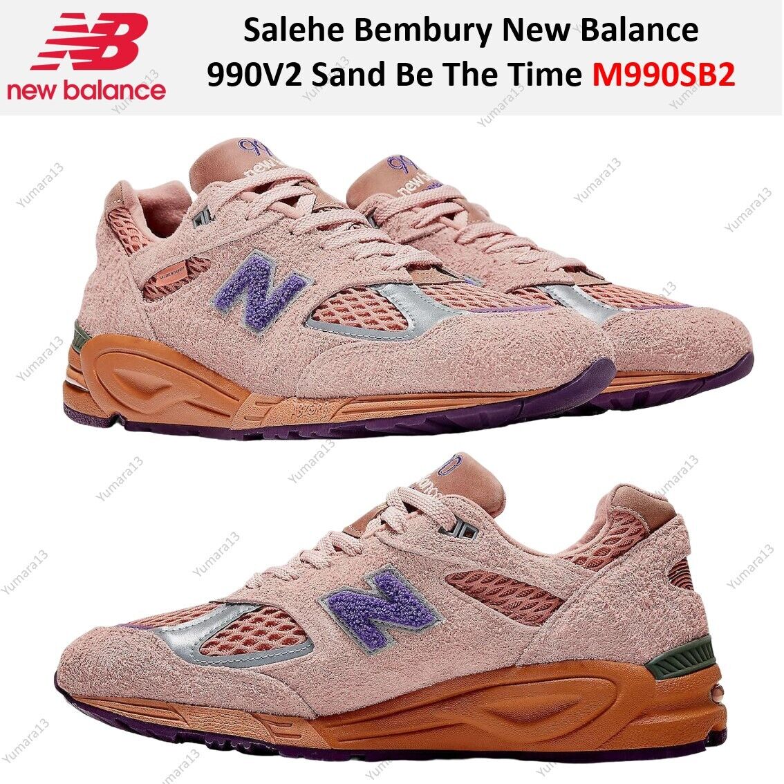 Salehe Bembury New Balance 990V2 Sand Be The Time M990SB2 Salehe Bembury New Balance 990V2 Sand Be The Time M990SB2