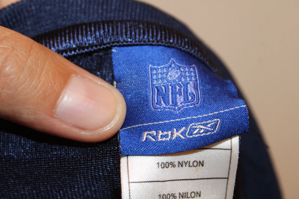 Camiseta para mujer REEBOK New England Patriots Wes Welker #83 XL extra grande azul Foto 4 de 4