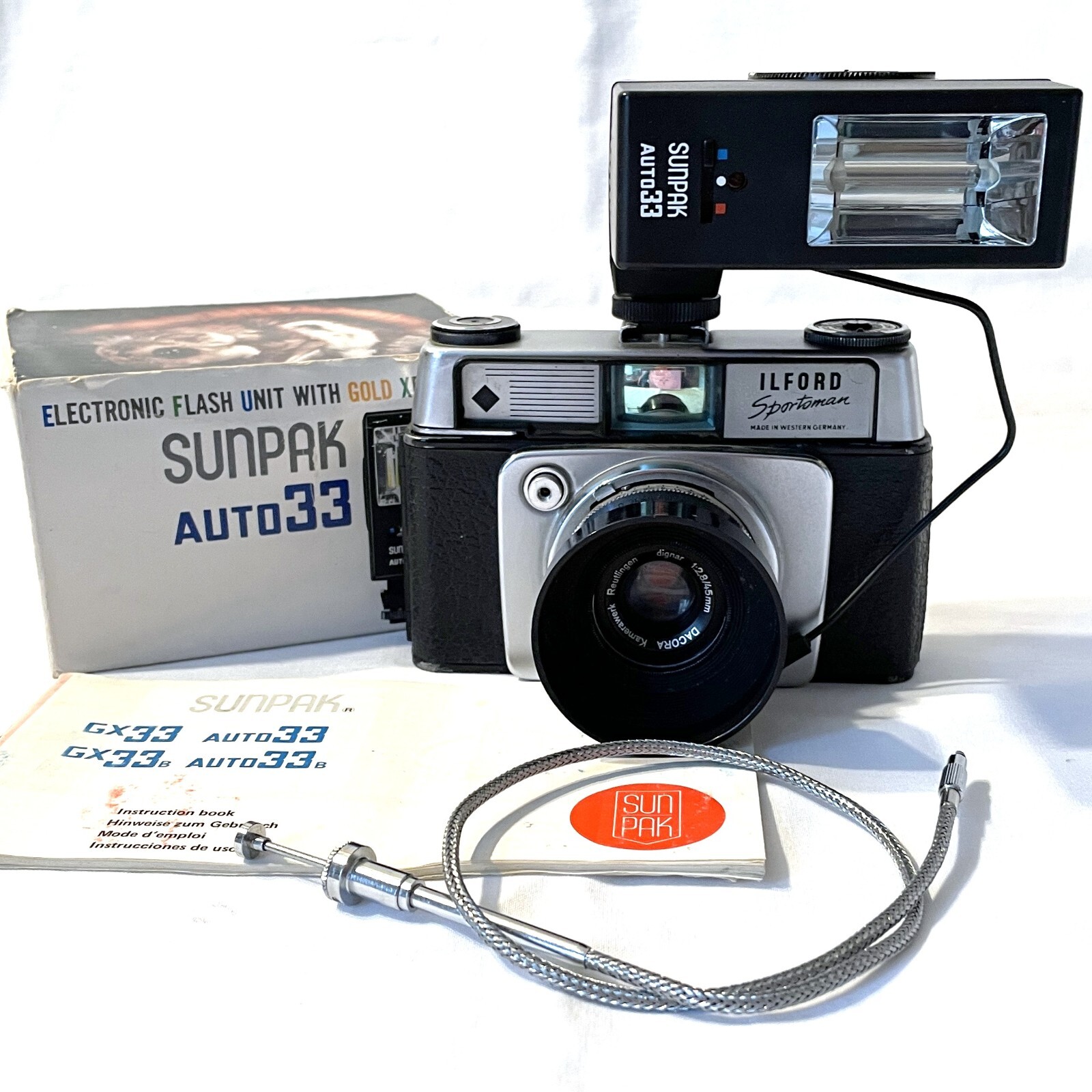 Vintage Ilford Sportsman Camera + Extras eBay