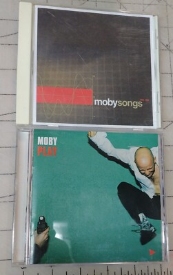 Lot of 2 CDs- Moby 18 (2002 V2), Play & Songs