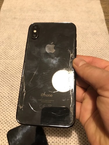 Lot 2x Apple iPhone X Black - For Part - Photo 6/7