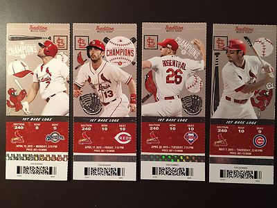 St Louis Cardinals 2015 MLB ticket stubs - One ticket - SEE LISTING | eBay