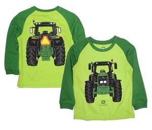 NEW John Deere Green Tractor Coming Going T- Shirt Size 12M 18M 24M | eBay