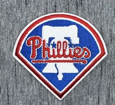PHILADELPHIA PHILLIES EMBROIDERED IRON ON PATCH 2.75” X 3” FREE SHIPPING