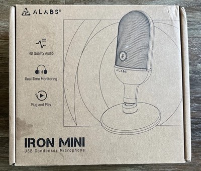 Alabs Iron Mini USB Condenser Mic Podcast Gaming Recording