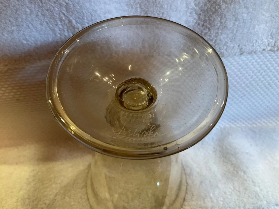 "4 copas de vino Juliska de 5"" de alto color ámbar claro humo copa checa" Foto 4 de 4