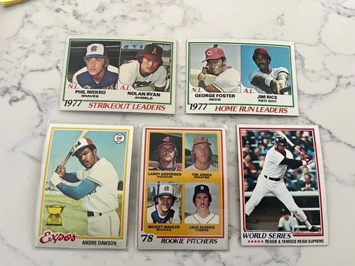 1978 Topps Baseball Vintage 173 Card Lot ... No Dupes Nolan Ryan, Dawson RC