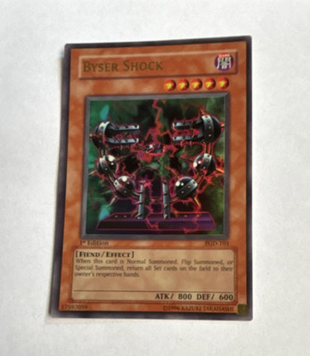 Konami Yu-Gi-Oh! Byser Shock PGD-103 Pharaonic Guardian 1st Ed Holo Rare EN