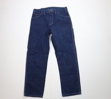 Vtg Y2K Dickies Mens 32x30 Faded Relaxed Fit Workwear Denim Jeans Blue Cotton