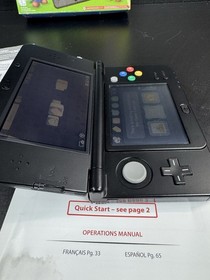 Nintendo New 3DS (Black Friday) Super Mario Edition Handheld System - Black CIB